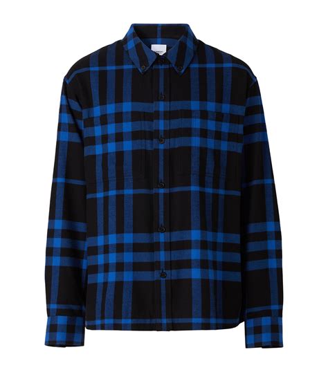 burberry cambridge shirt|burberry check flannel shirt.